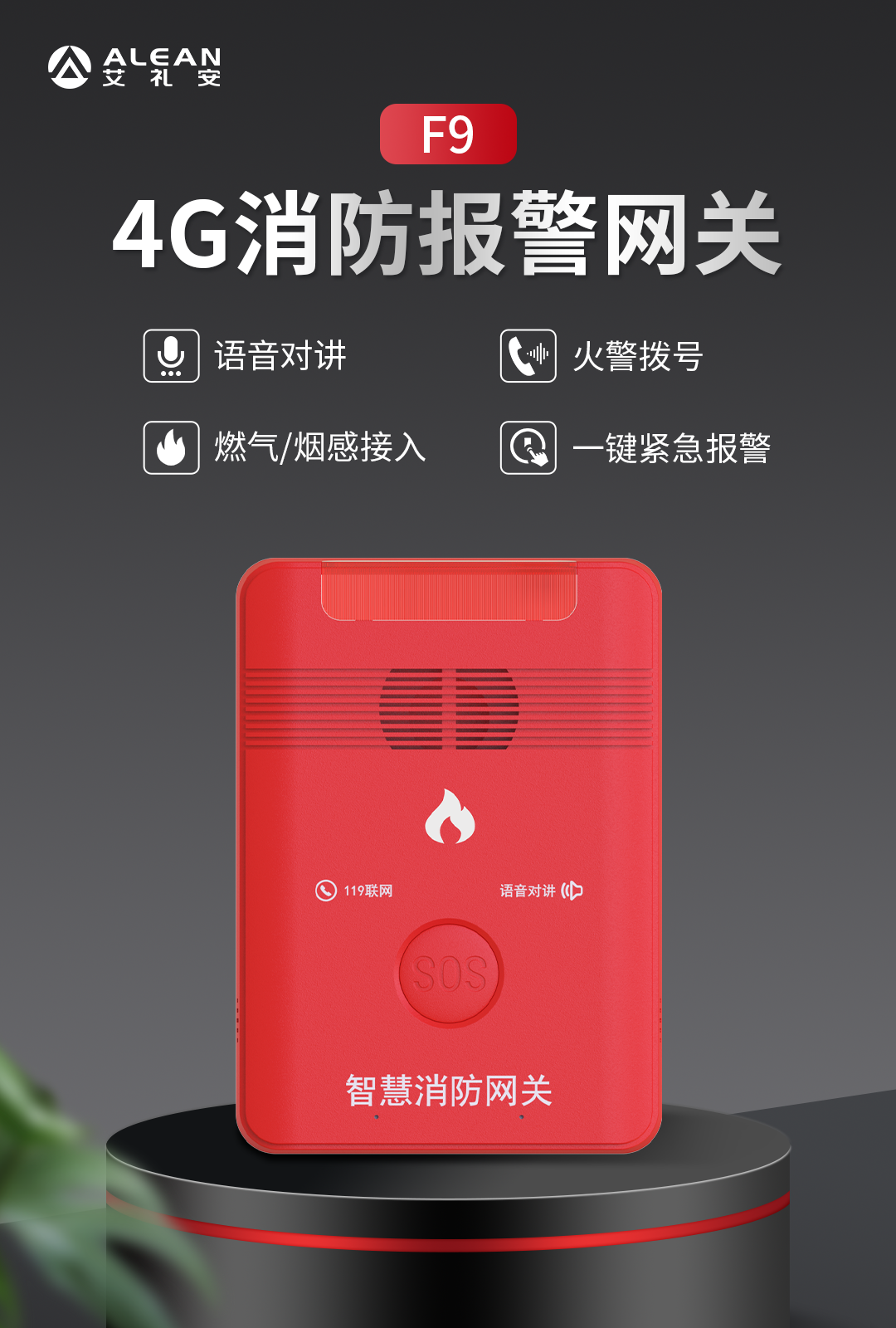 艾礼安4G一键报警主机系列