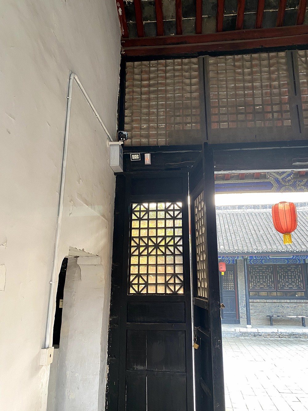 内乡县衙 | 红外光墙，振动光纤，红外探测器