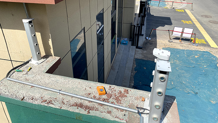 河南武警某部 | 周界激光对射