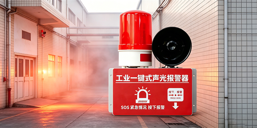 艾礼安工业一键式声光报警器助力厂房安全升级
